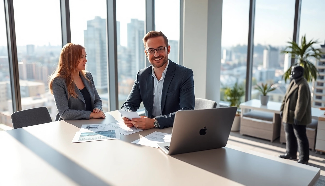 Immobilienmakler Frankfurt Sachsenhausen bietet professionelle Beratung in modernem Büro.