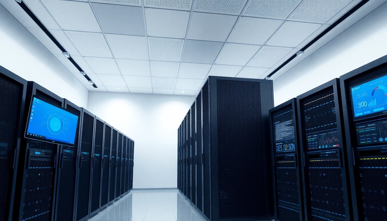 Erforschen Sie die Vorteile der Windows Server 2025 Lizenz mit Support in einem modernen Serverraum.