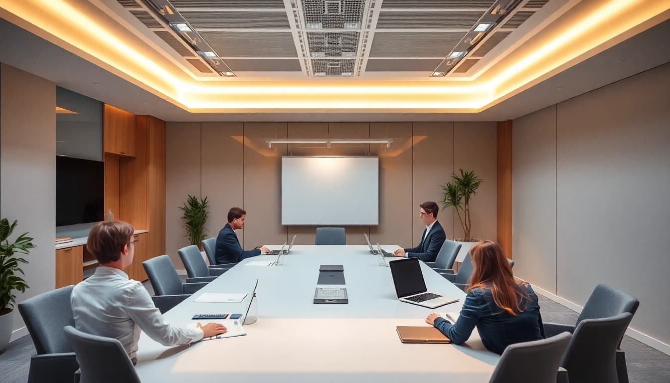 Unternehmensberatung: Unternehmensberater diskutieren Strategien in einem modernen Büro, um Lösungen zu finden.