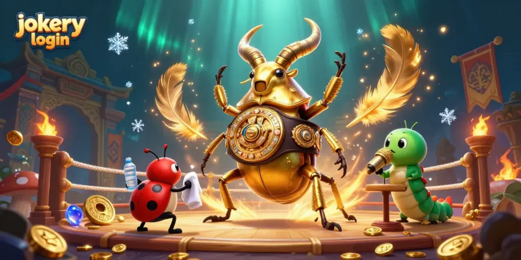 Experience the thrill of gaming with jokery login, featuring a dynamic illustration of casino elements in action.