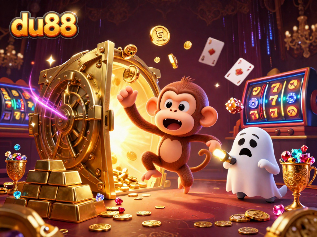 Experience du88’s treasure-filled casino adventure with jovial ghosts and playful gaming elements.