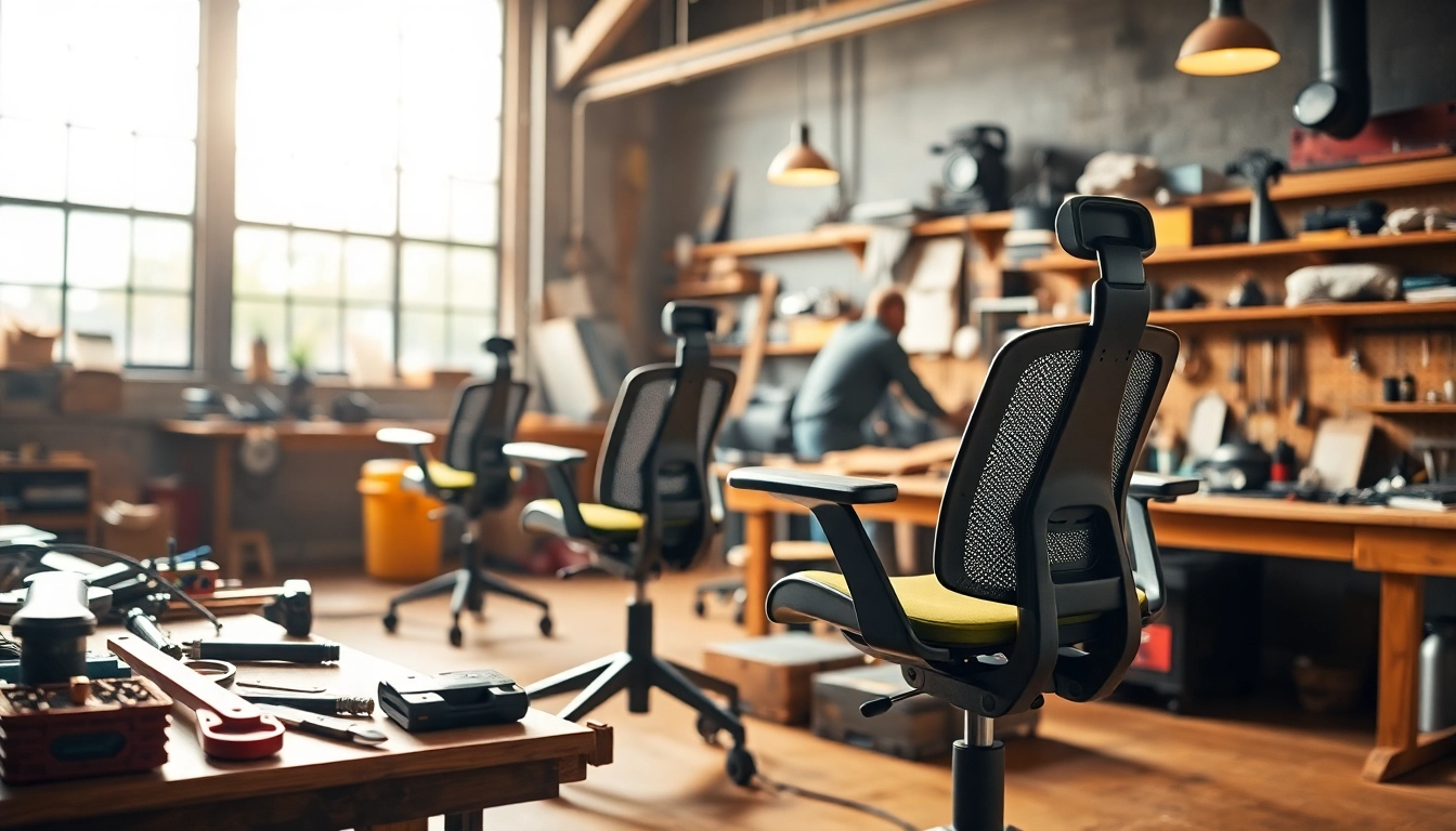 Werkstatthocker enhancing productivity in a dynamic workshop environment.