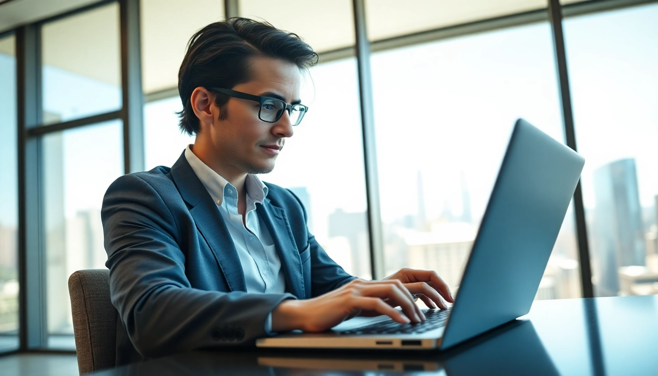 Headhunter Ingenieure fokussiert auf Bewerberprofile in einem modernen Büro.