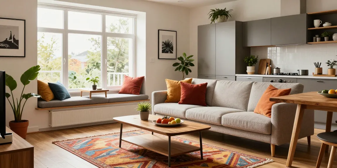 Einladendes modernes Wohnzimmer mit stilvollen Möbeln und Dekor für möbel deutschland online kaufen.