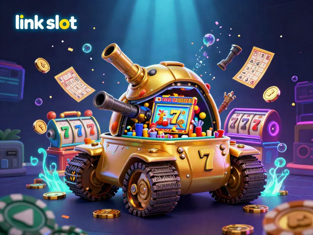 Engage with the exciting link slot experience in a vibrant digital casino setting.