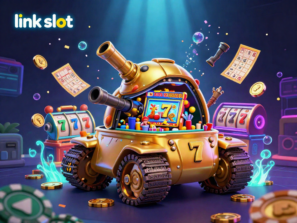 Engage with the exciting link slot experience in a vibrant digital casino setting.
