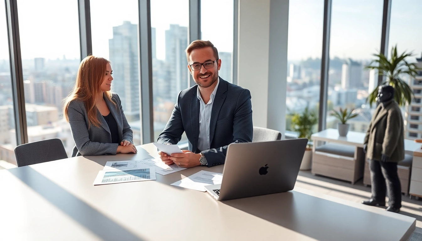 Immobilienmakler Frankfurt Sachsenhausen bietet professionelle Beratung in modernem Büro.