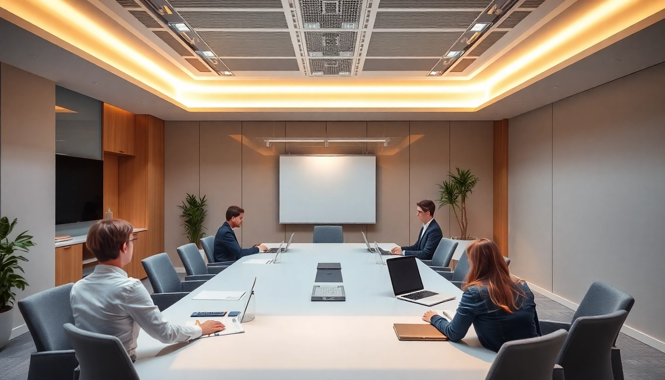 Unternehmensberatung: Unternehmensberater diskutieren Strategien in einem modernen Büro, um Lösungen zu finden.