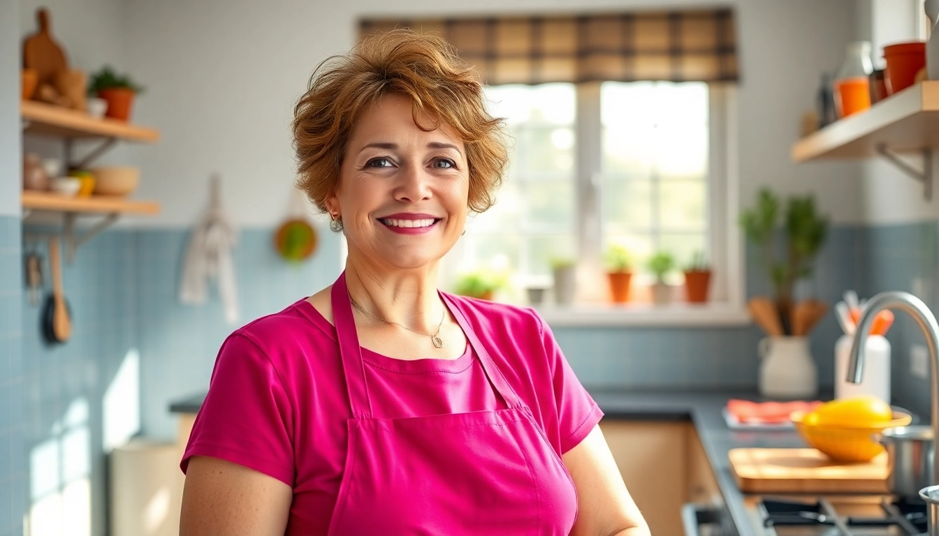 Housekeeping in action, showcasing a qualified hauswirtschaft stelle hameln professional maintaining a tidy kitchen space.