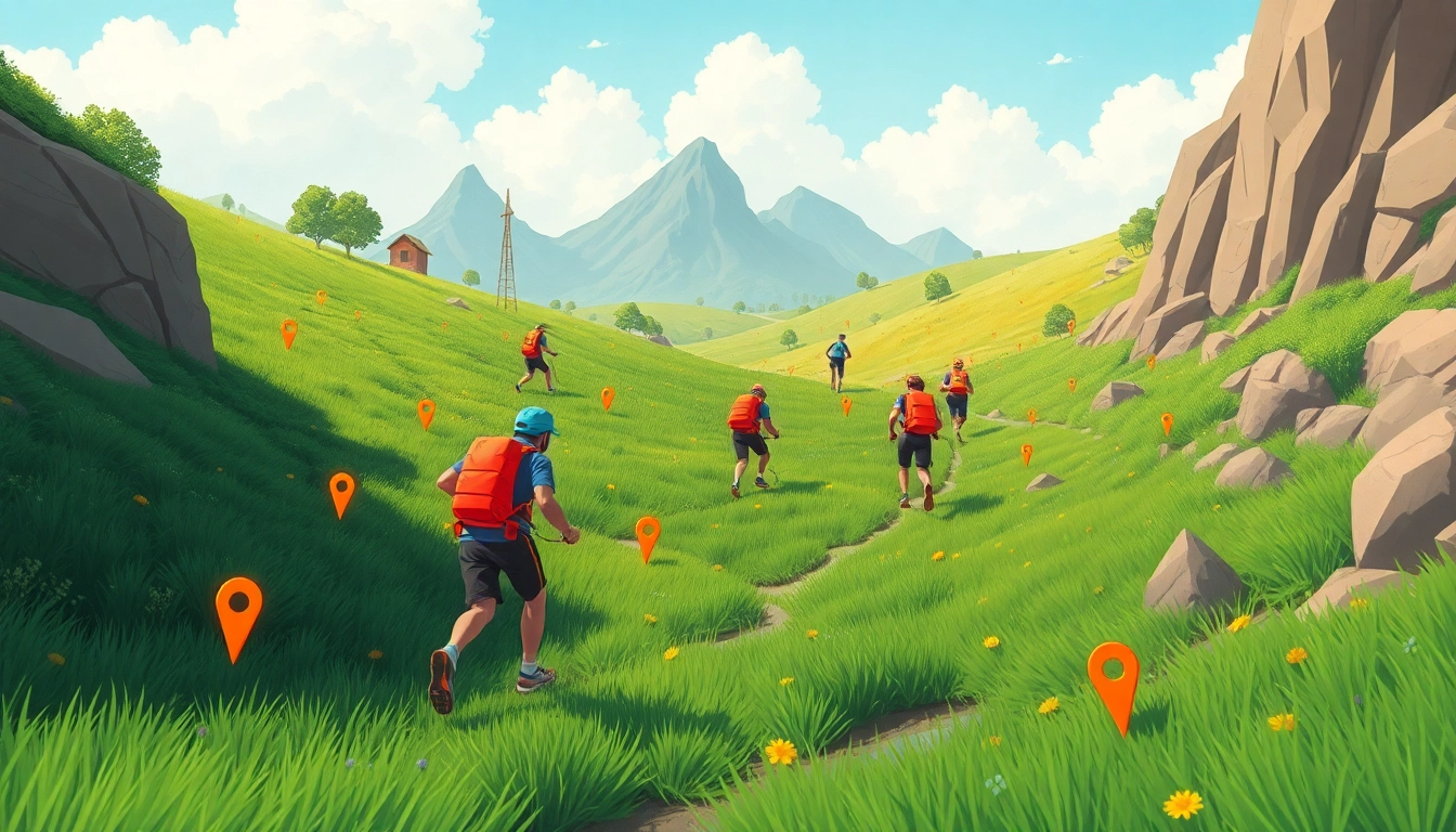 Experience the thrill of the Wetziker OL Challenge as participants navigate an exciting outdoor course.