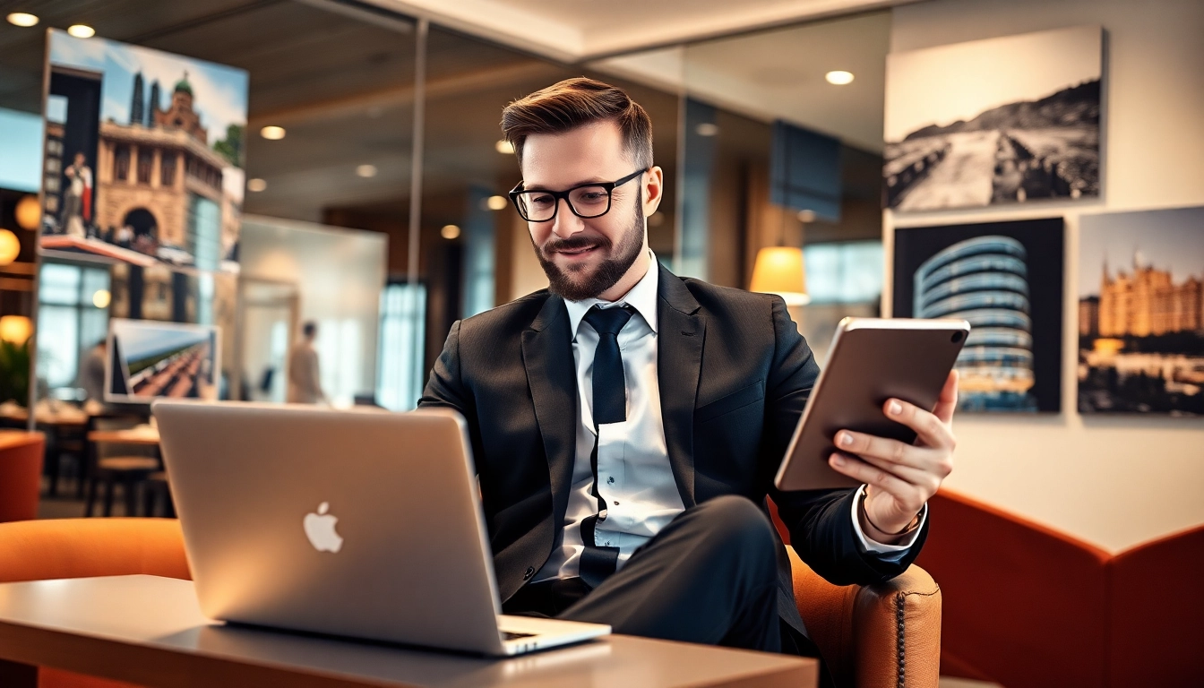 Headhunter Gastronomie engagiert sich in einem Gespräch mit einem Kandidaten in einem modernen Büro.