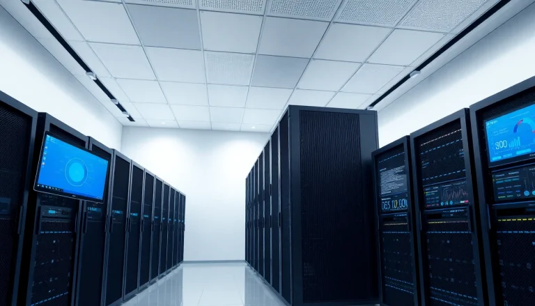 Erforschen Sie die Vorteile der Windows Server 2025 Lizenz mit Support in einem modernen Serverraum.