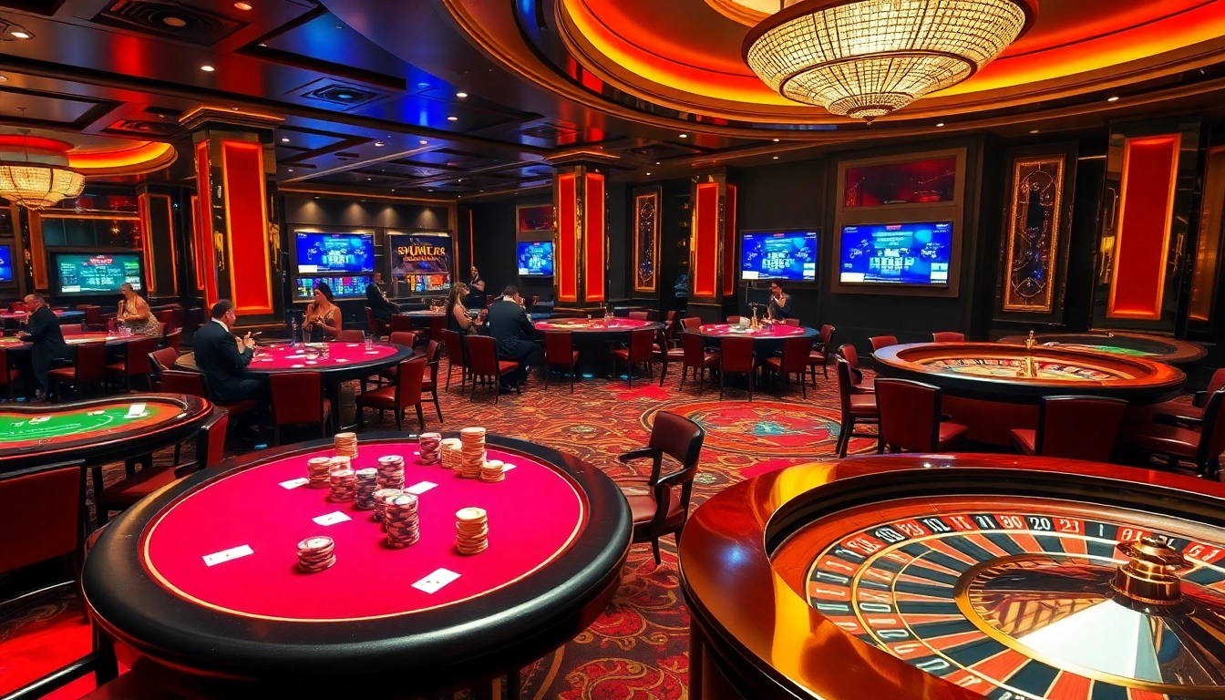 Experience thrilling gameplay at https://tg88.sale/ with exclusive casino scenes featuring poker tables and roulette wheels.