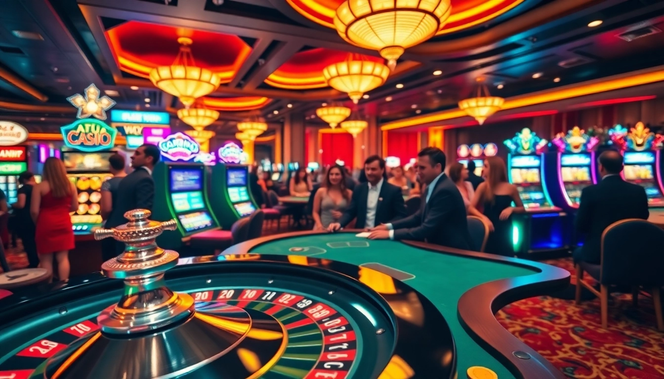 A lebilincselő magyar casino élménye a játékosok és a színes gépek között.